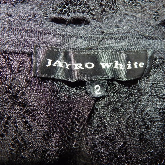 JAYRO white Japan Gothic Lolita Victorian Lace Bell Sleeve Blouse Top sz 2 /4480 - Picture 4 of 4